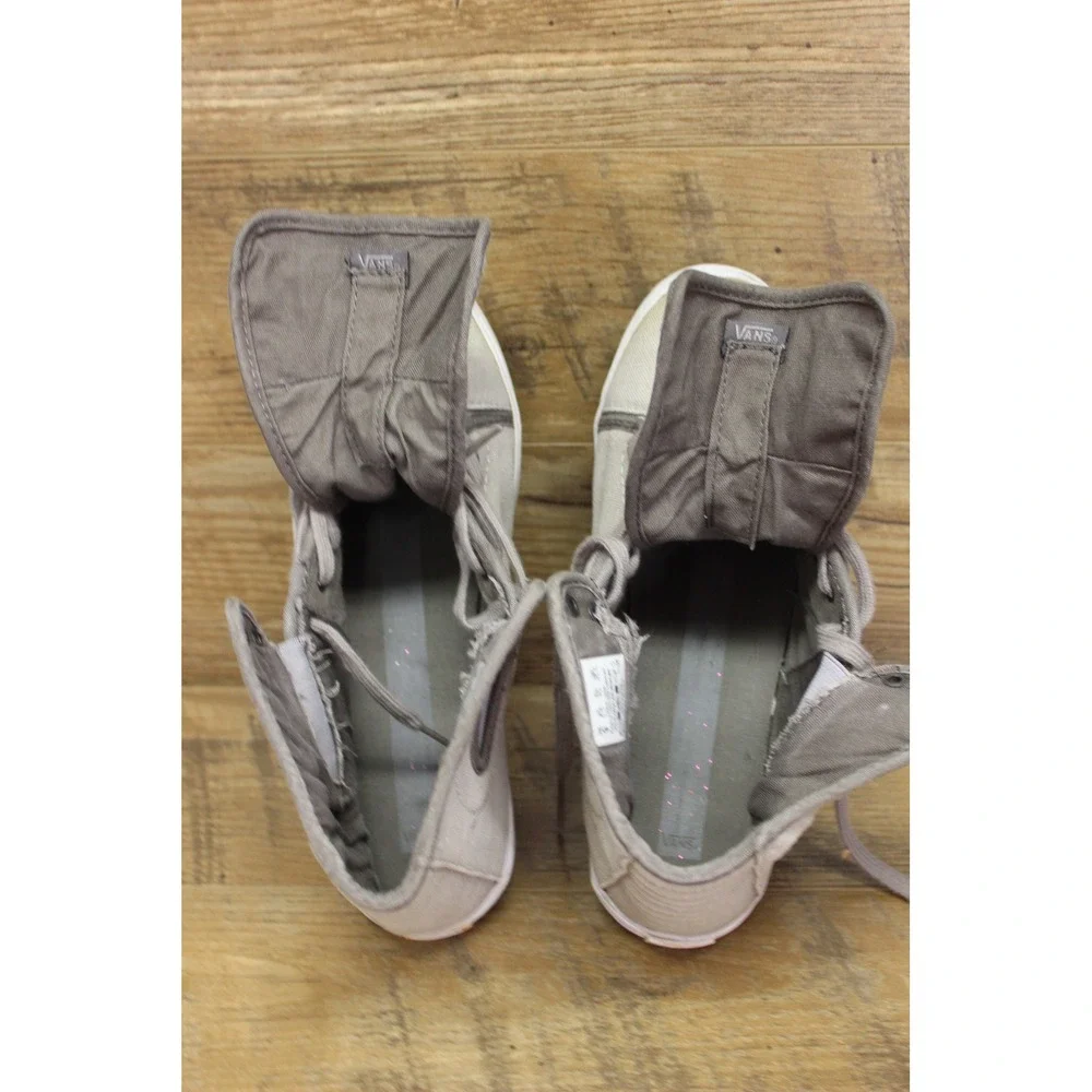 Vans Hadley Hi Top‎ Canvas Sneakers Women's Size 9 Lace Up Casual Street Style